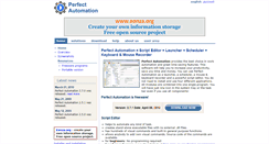 Desktop Screenshot of perfectautomation.com