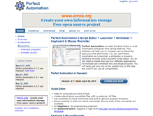 Tablet Screenshot of perfectautomation.com